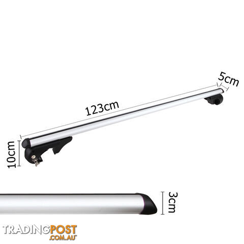 Universal Roof Racks Cross Bars 120cm Lockable