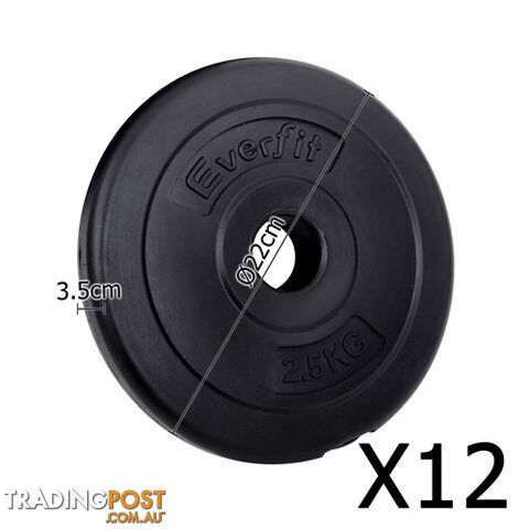 35kg Fitness Gym Exercise Dumbbell Set