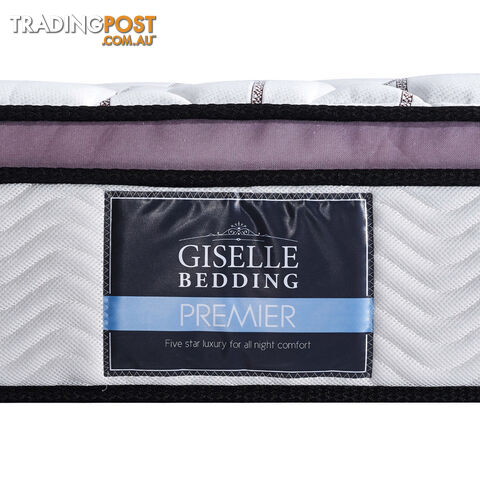 Cool Gel Memory Foam Euro Top Pocket Spring Mattress Double