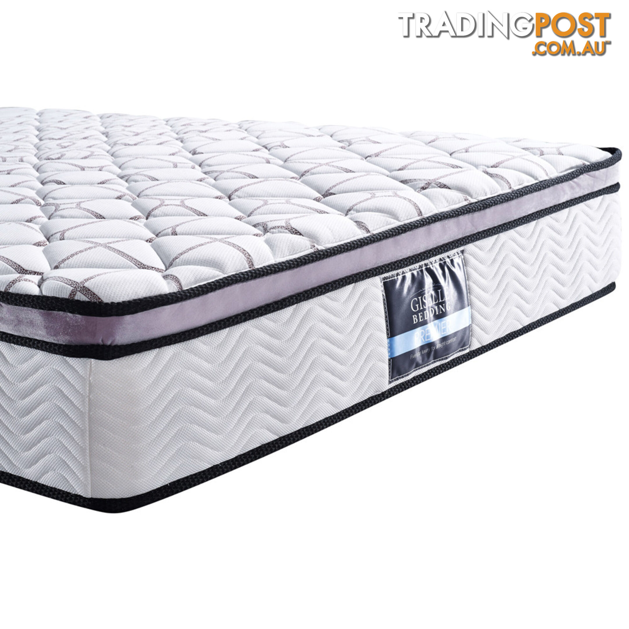 Cool Gel Memory Foam Euro Top Pocket Spring Mattress Double