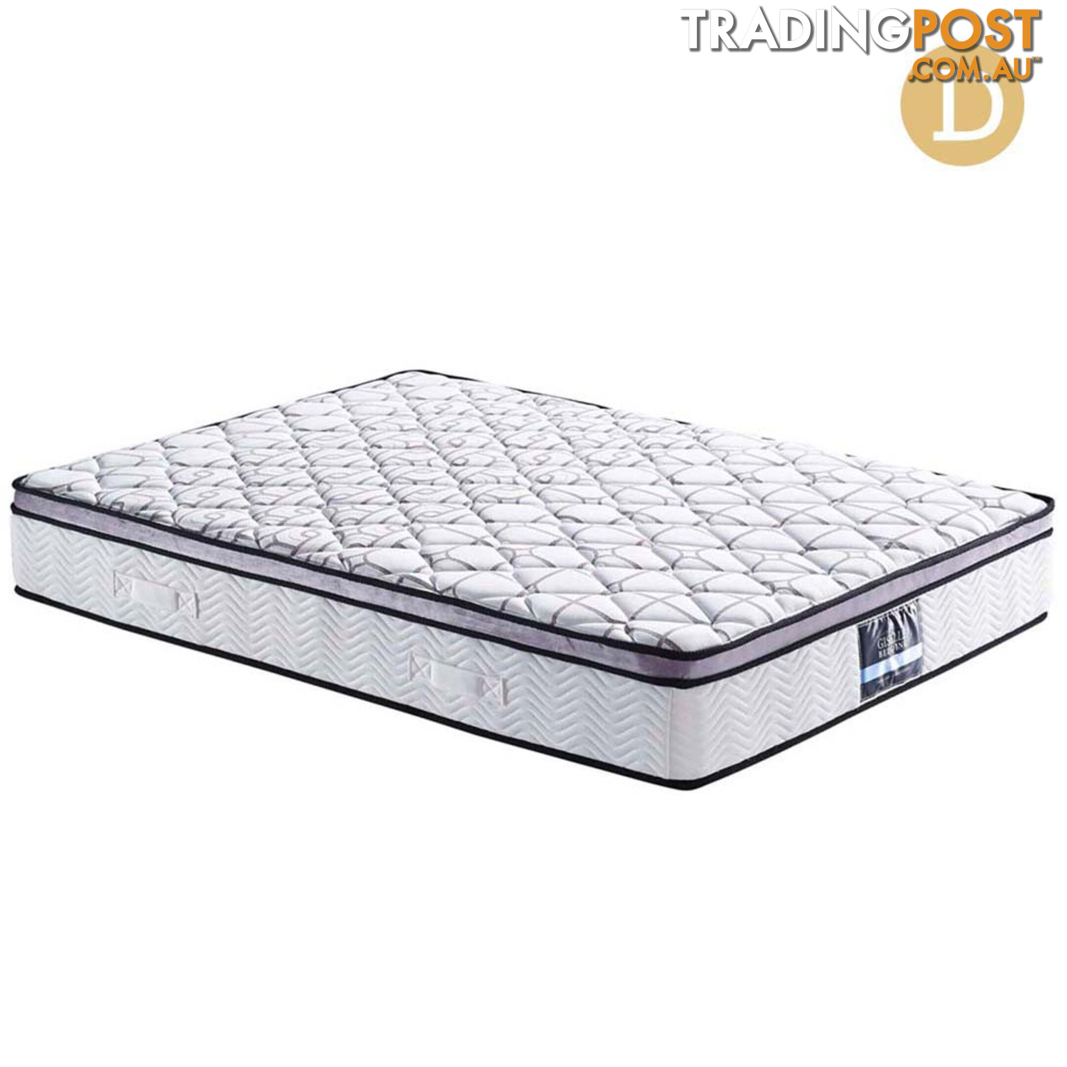 Cool Gel Memory Foam Euro Top Pocket Spring Mattress Double