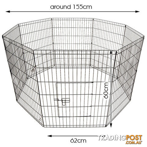 8 Panels Pet Dog Exercise Playpen