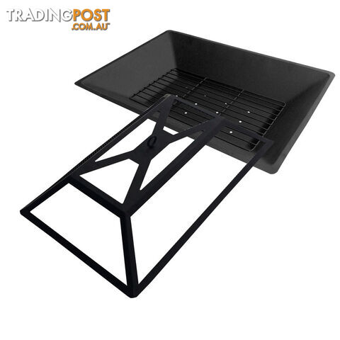 Outdoor Fire Pit BBQ Table Grill Fireplace - photo 5 of 7