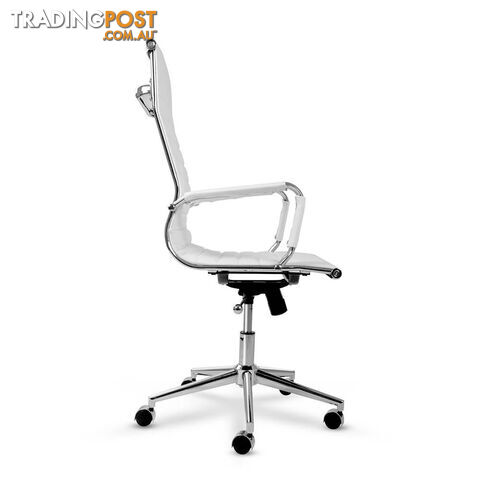 Eames Replica PU Leather High Back Executive Computer Office Chair White