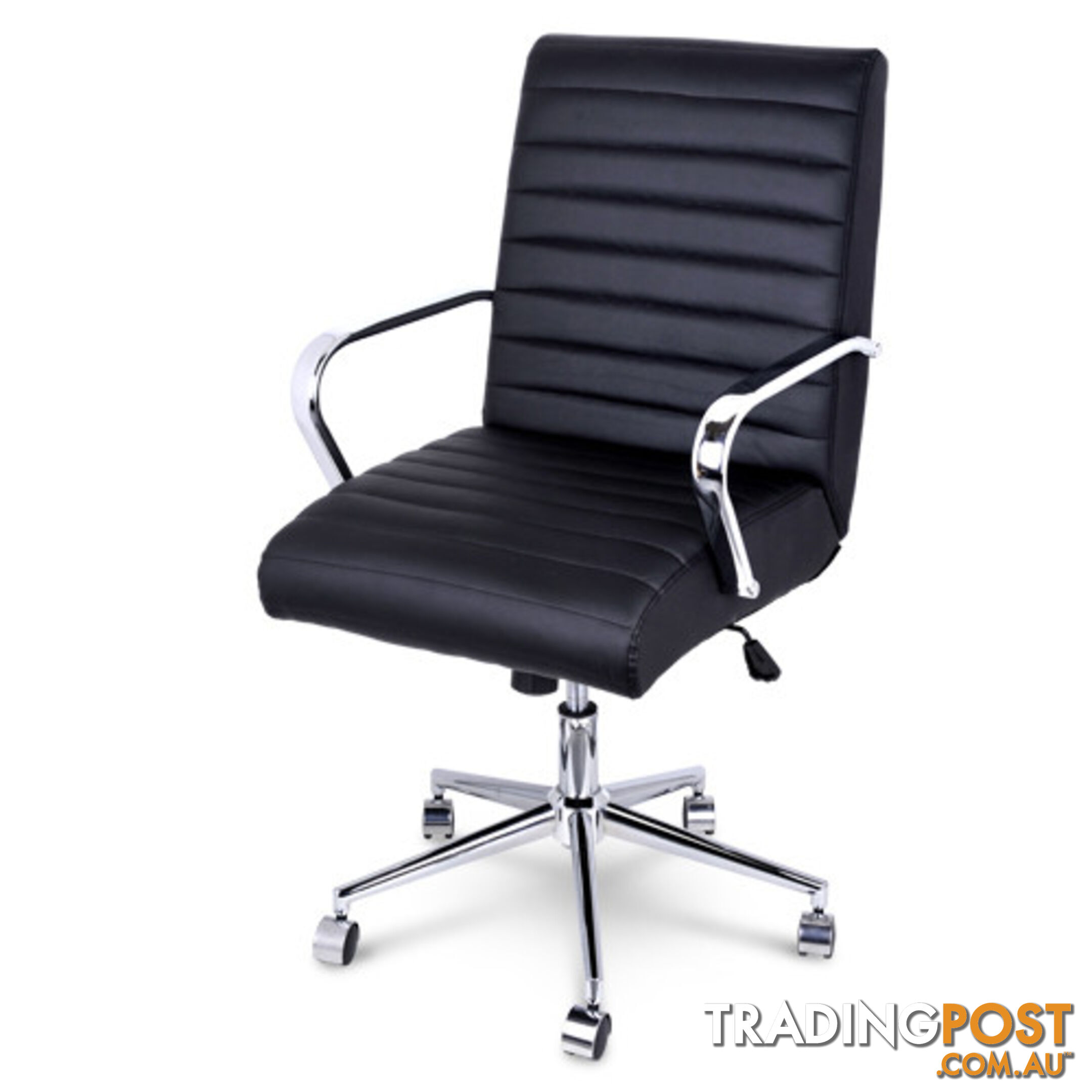 Executive PU Leather Office Computer Chair Black