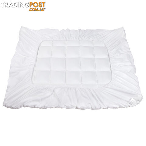 Pillowtop Mattress Topper Memory Resistant Protector Pad Cover Queen - photo 3 of 9