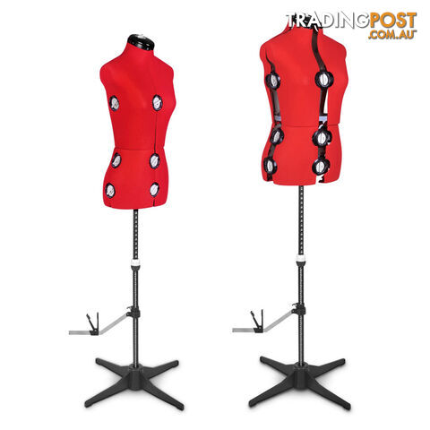 Adjustable Dressmaking Mannequin SZ8-14 - Red