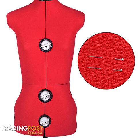 Adjustable Dressmaking Mannequin SZ8-14 - Red