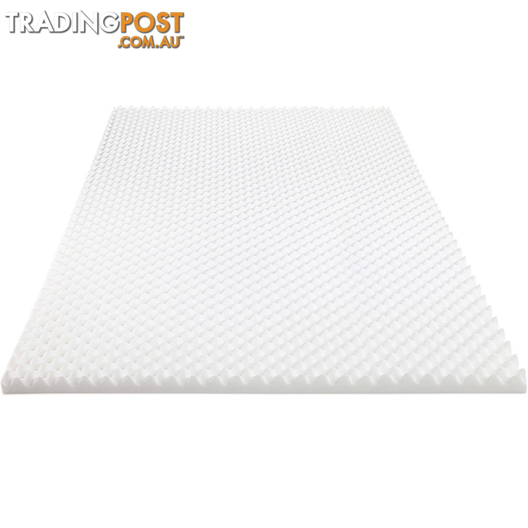 Deluxe Egg Crate Mattress Topper 5 cm Underlay Protector Queen