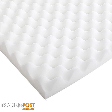 Deluxe Egg Crate Mattress Topper 5 cm Underlay Protector Queen