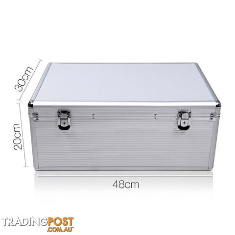 Aluminium CD DVD Bluray Storage Case Box 500 Discs SL