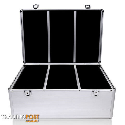 Aluminium CD DVD Bluray Storage Case Box 500 Discs SL