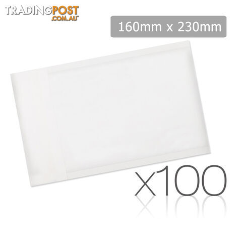 Set of 100 Poly Mailer Bags - 225 x 330mm
