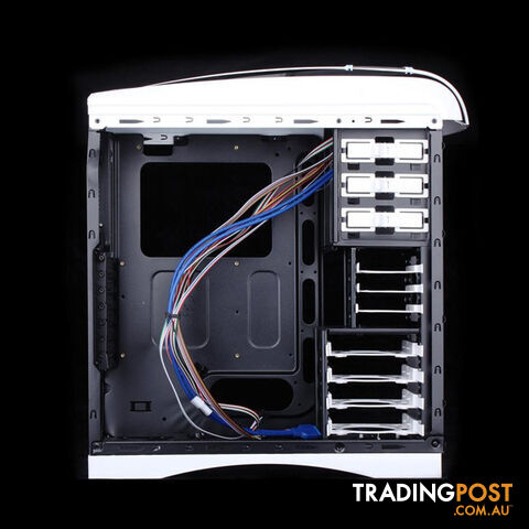 Huntkey MVP Pro  Gaming computer chassis - Blue (No PSU Included)