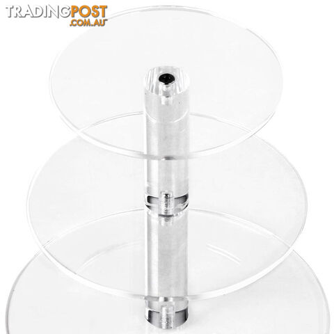 6 Tier Clear Acrylic Cake Stand 53CM