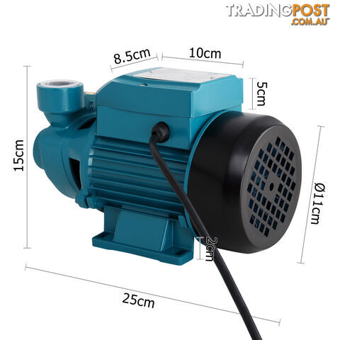 Electric Clean Water Pump 35L/Min 1/2/HP