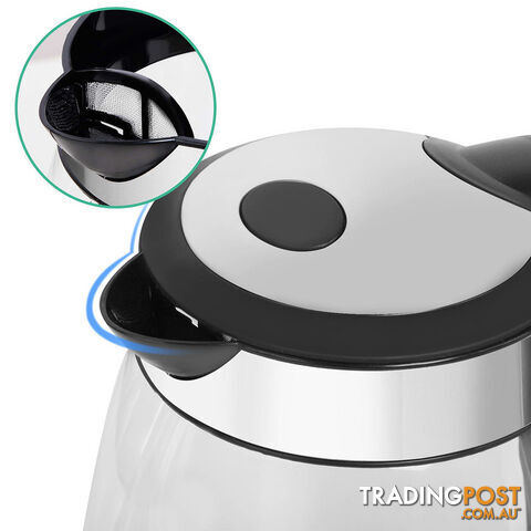 LED Cordless Glass Kettle  1.7L