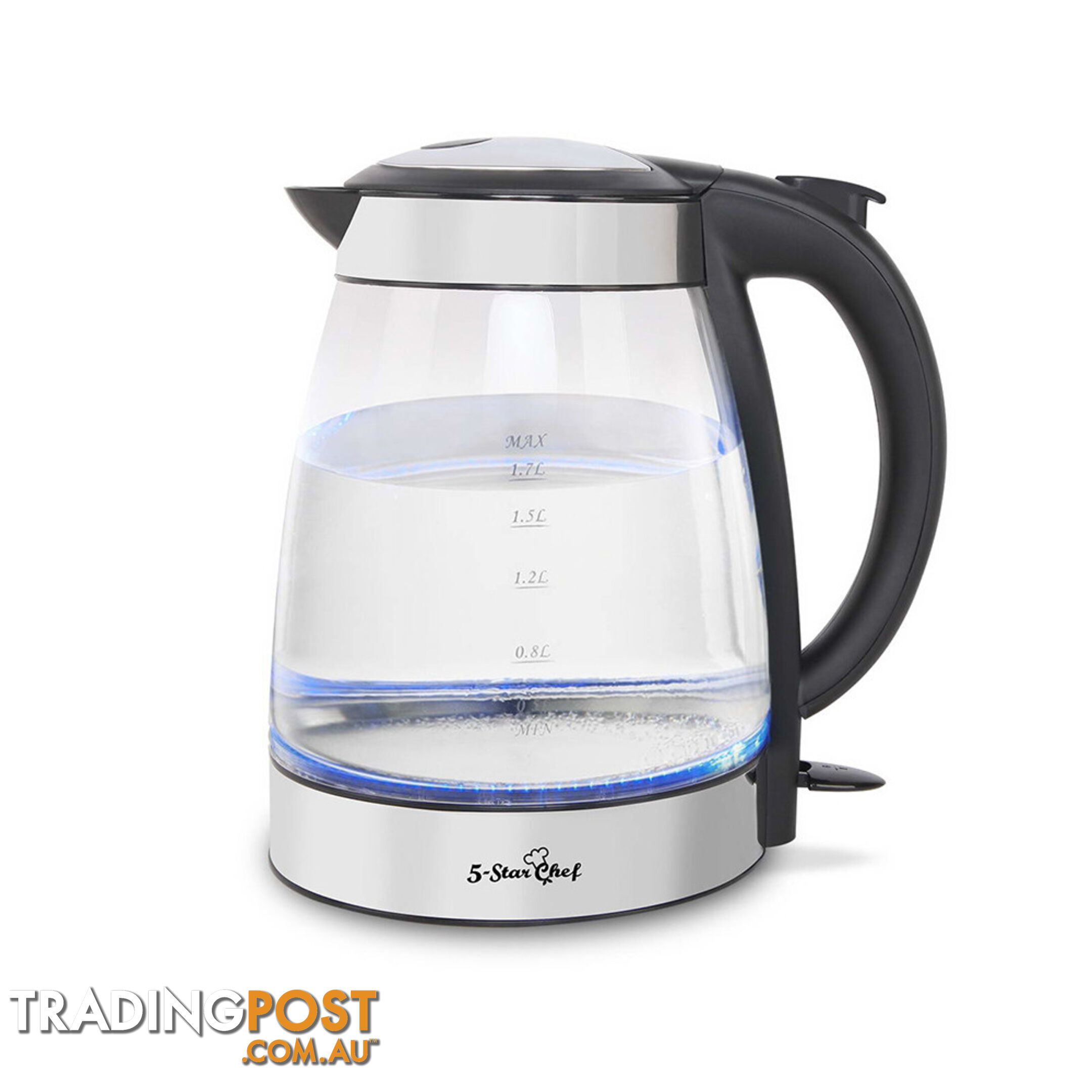 LED Cordless Glass Kettle  1.7L