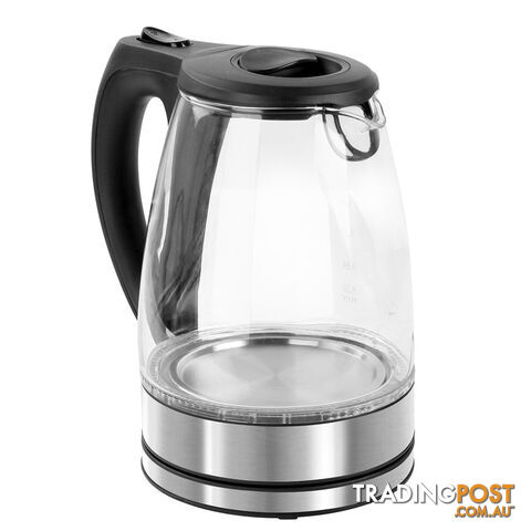 Glass Kettle with Blue LED Light - 1.7L