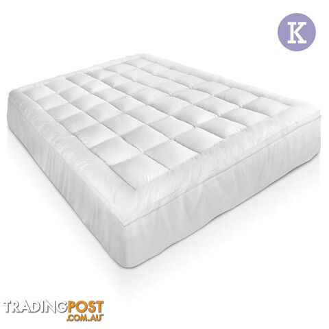 Bamboo Pillowtop Mattress Topper 5cm - King