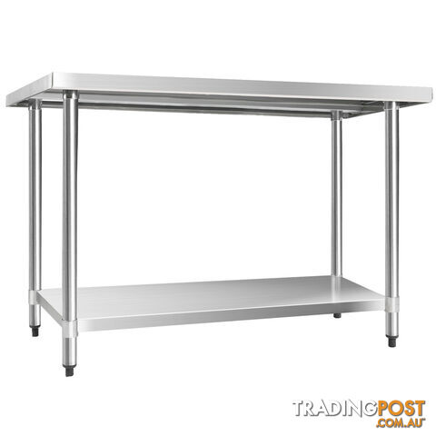 304 Stainless Steel Kitchen Work Bench Table 1219mm