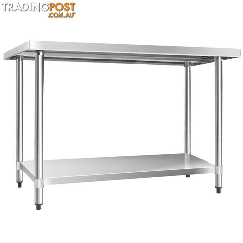 304 Stainless Steel Kitchen Work Bench Table 1219mm