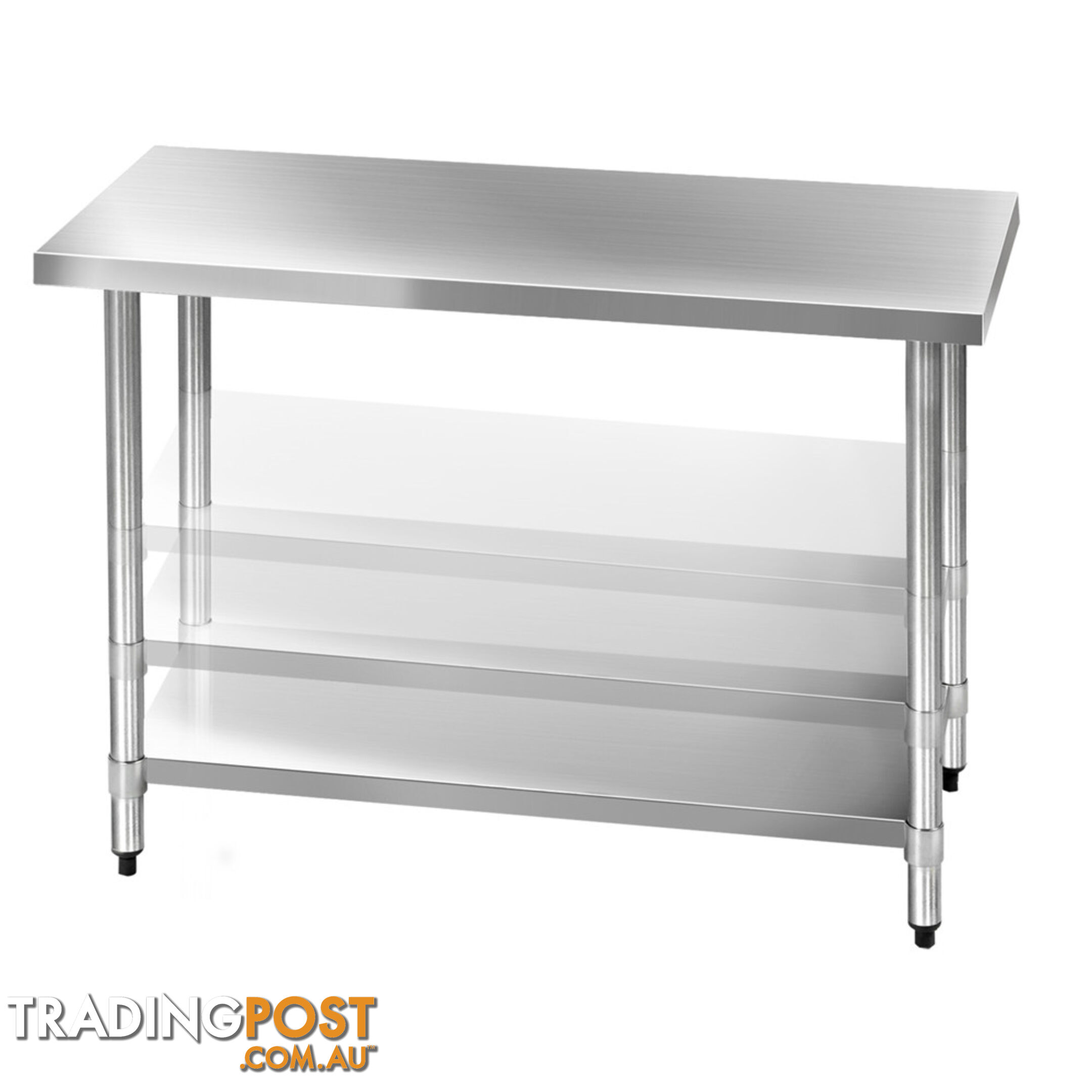 304 Stainless Steel Kitchen Work Bench Table 1219mm