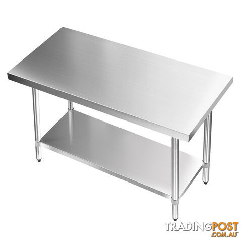 304 Stainless Steel Kitchen Work Bench Table 1219mm