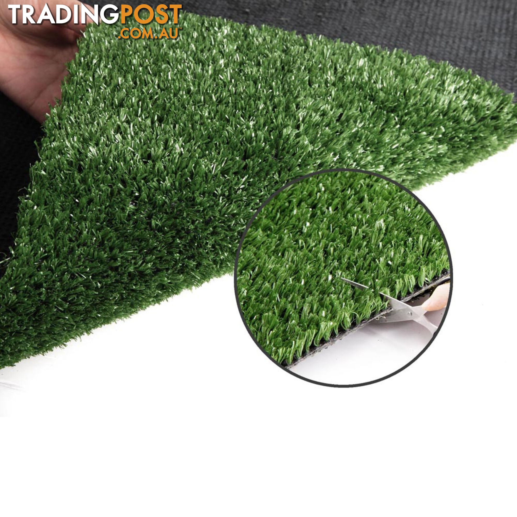 Artificial Grass 20 SQM Polypropylene Lawn Flooring 1X20M Olive Green