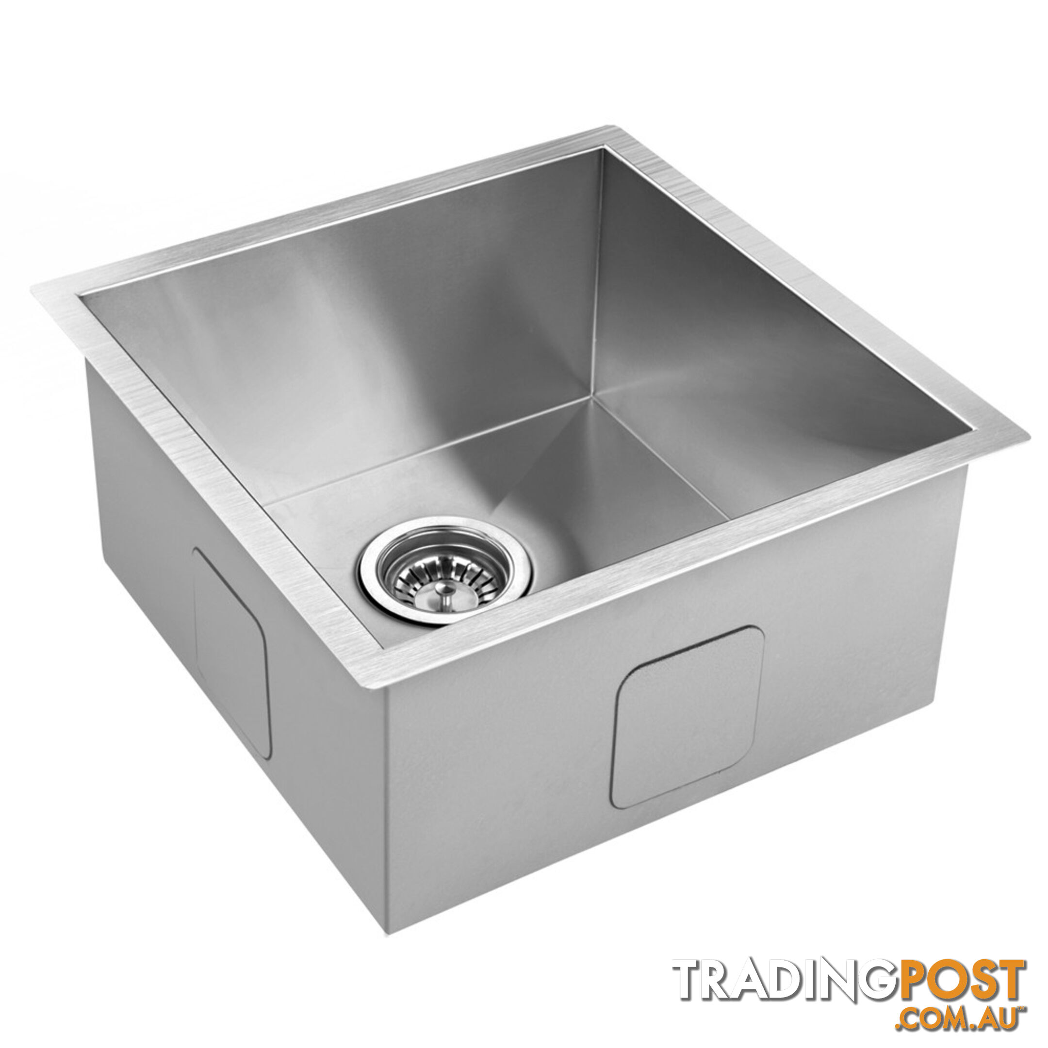 Stainless Steel Kitchen/Laundry Sink w/ Strainer Waste 715x450mm