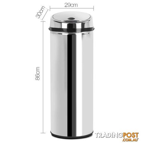 Stainless Steel Motion Sensor Rubbish Bin 58L - photo 2 of 9