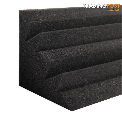 Set of 20 Studio Wedge Acoustic Foam Black 30 x 30cm