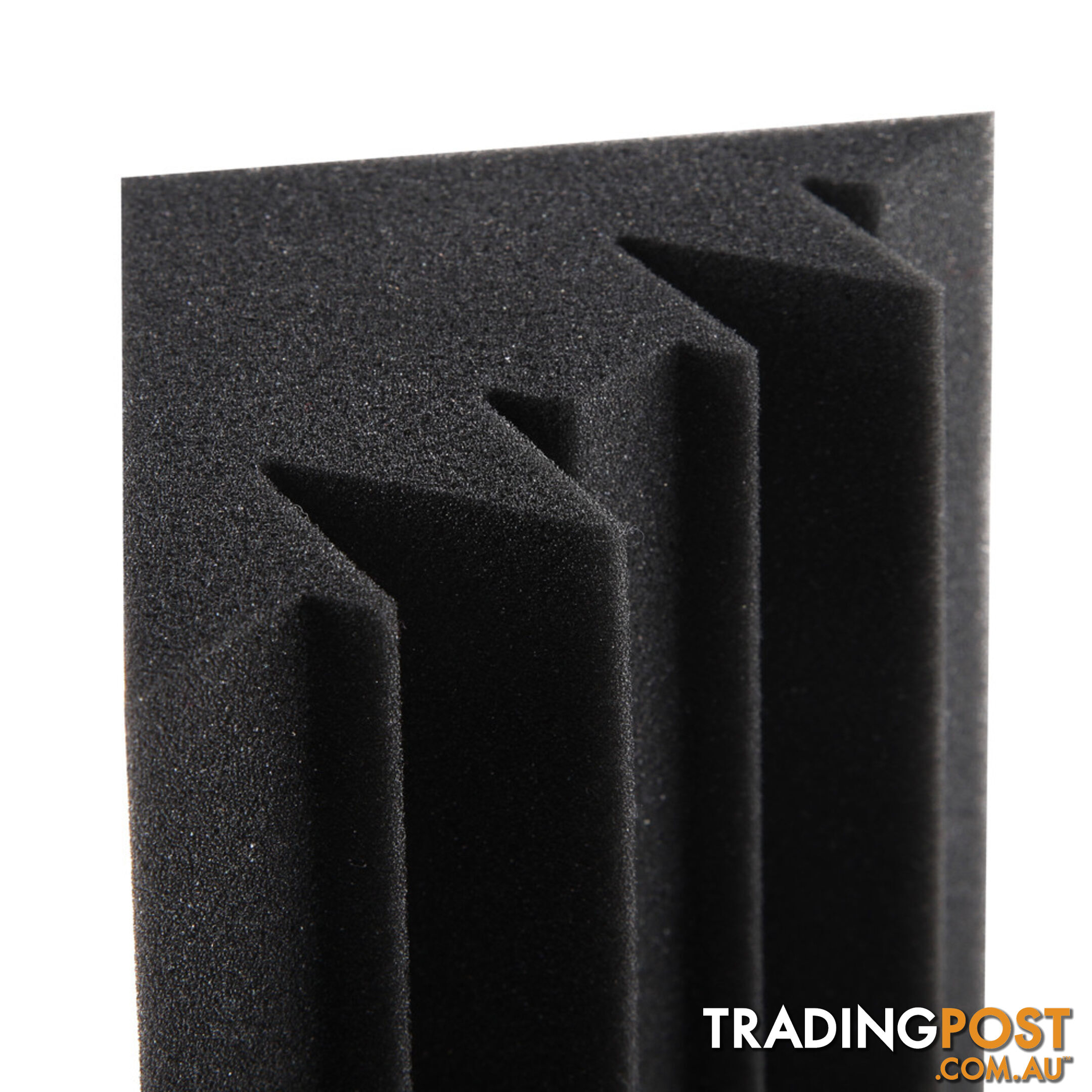 Set of 20 Studio Wedge Acoustic Foam Black 30 x 30cm