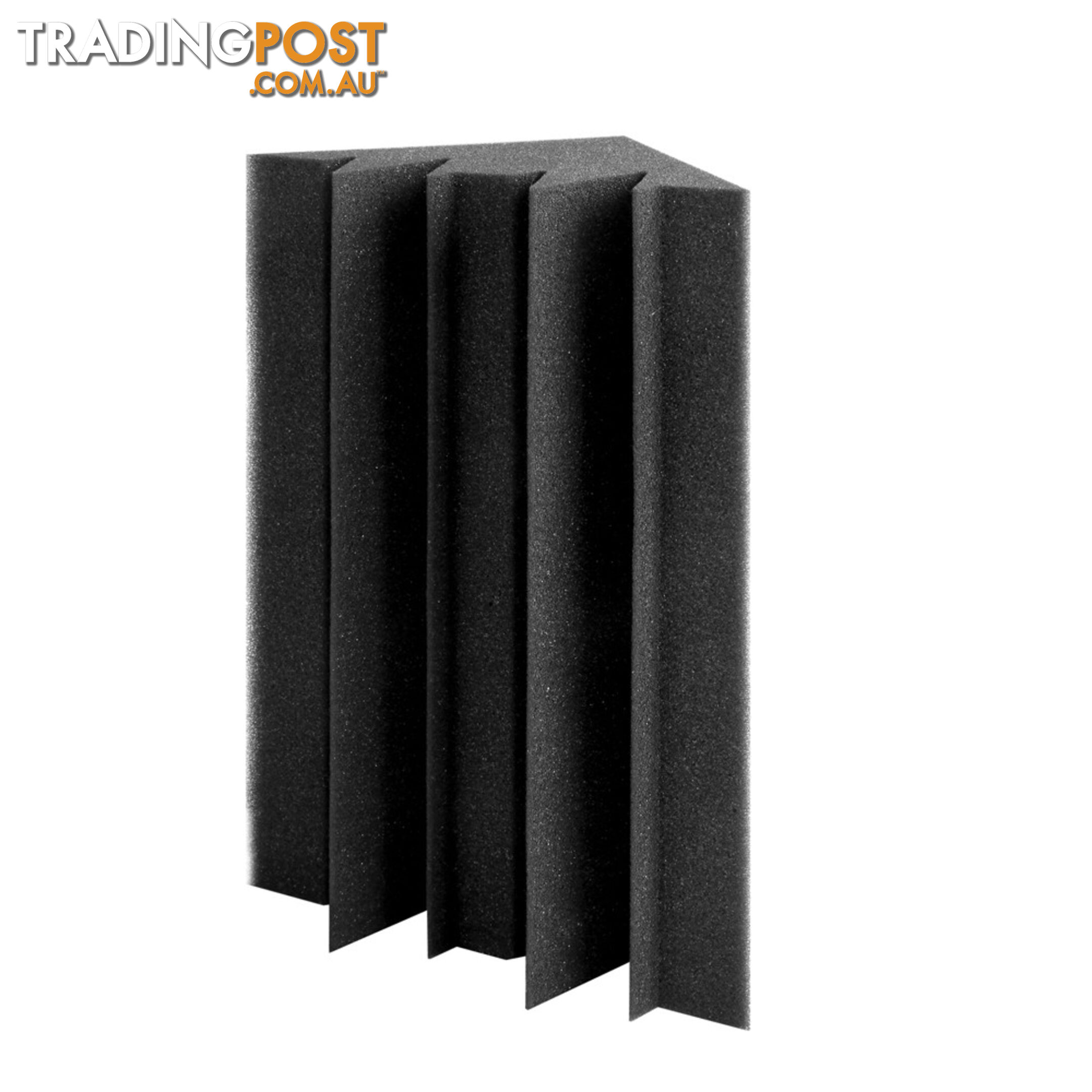 Set of 20 Studio Wedge Acoustic Foam Black 30 x 30cm