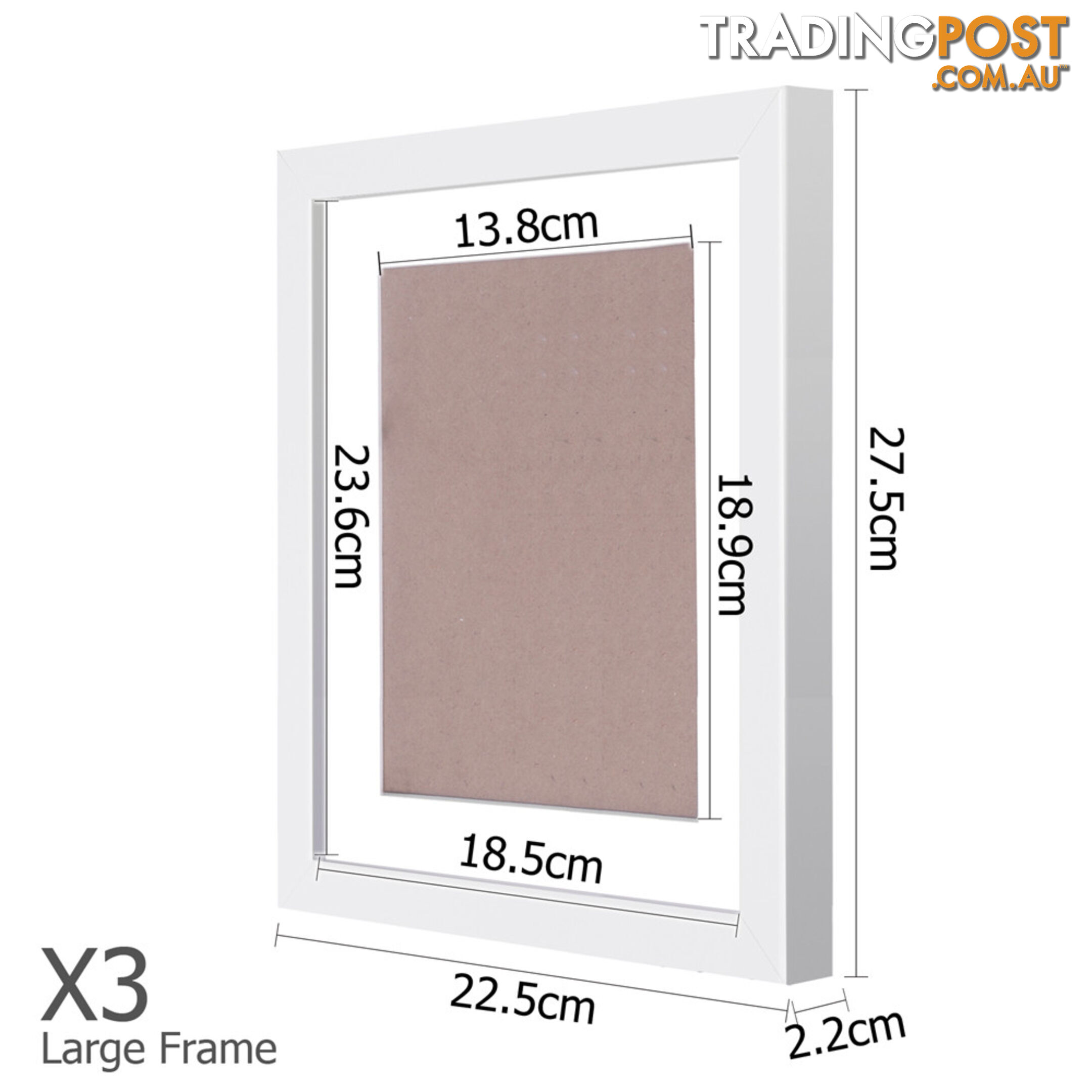 11 pcs Photo Frames Set Wall White