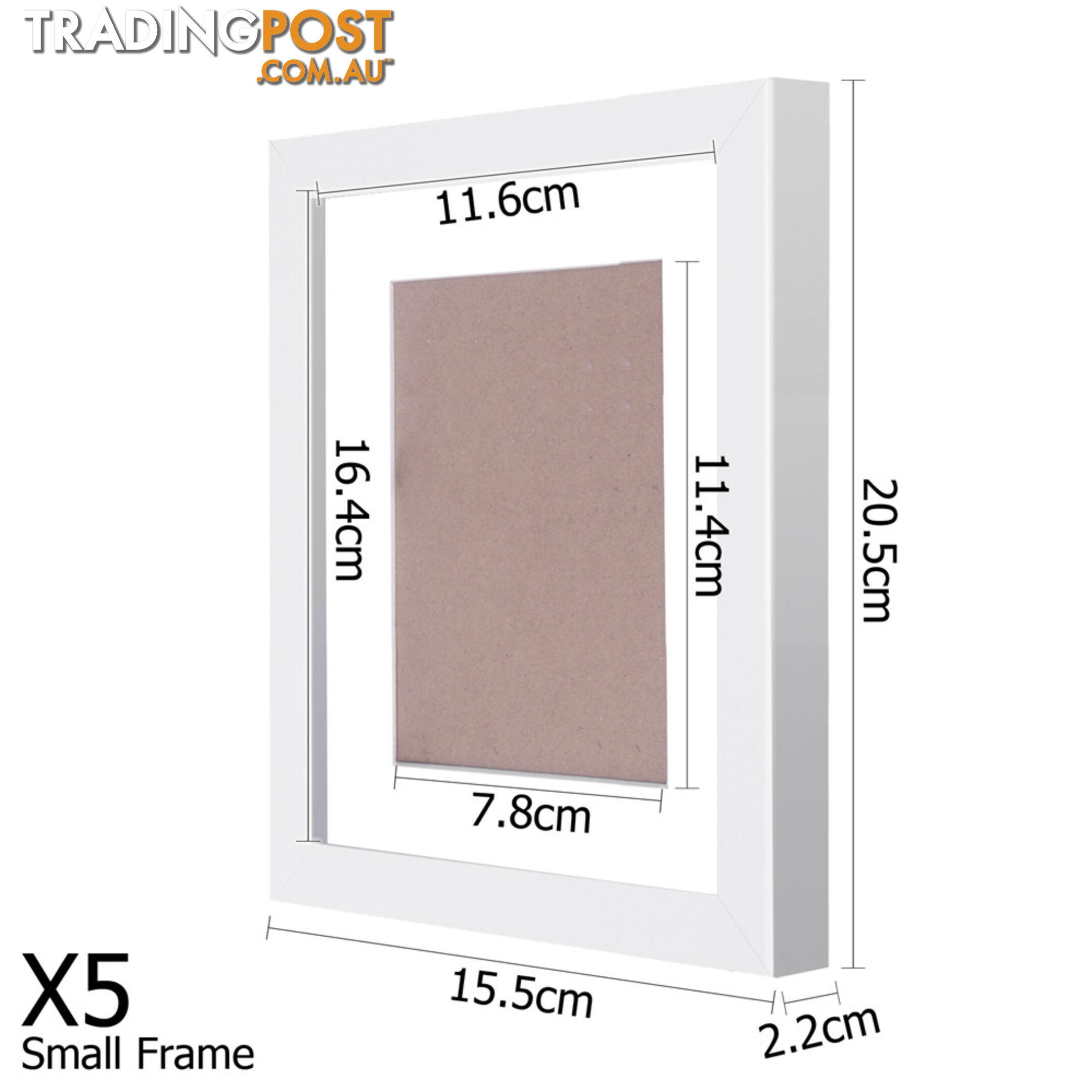 11 pcs Photo Frames Set Wall White