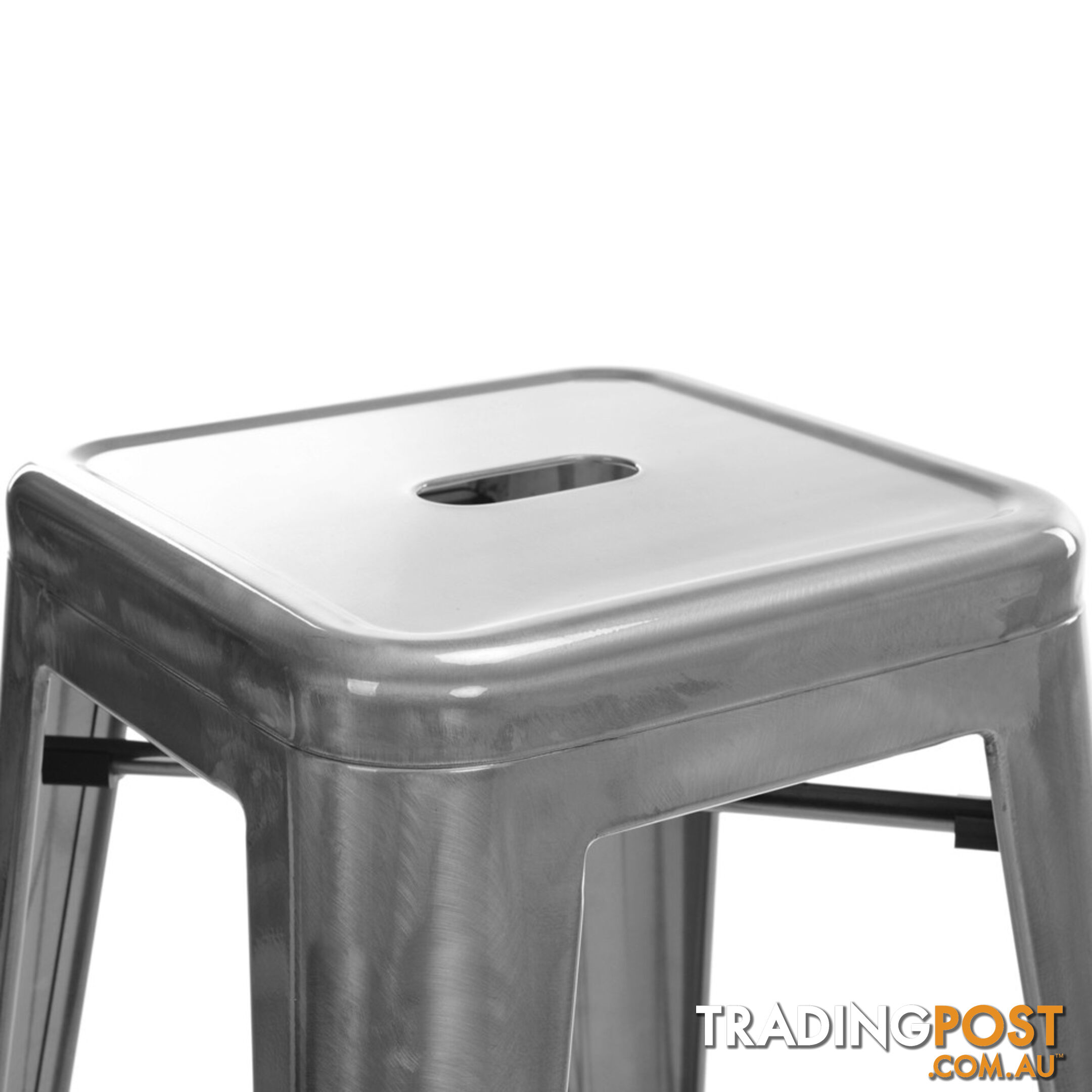 Set of 4 Replica Tolix Kitchen Bar Stool 66cm White