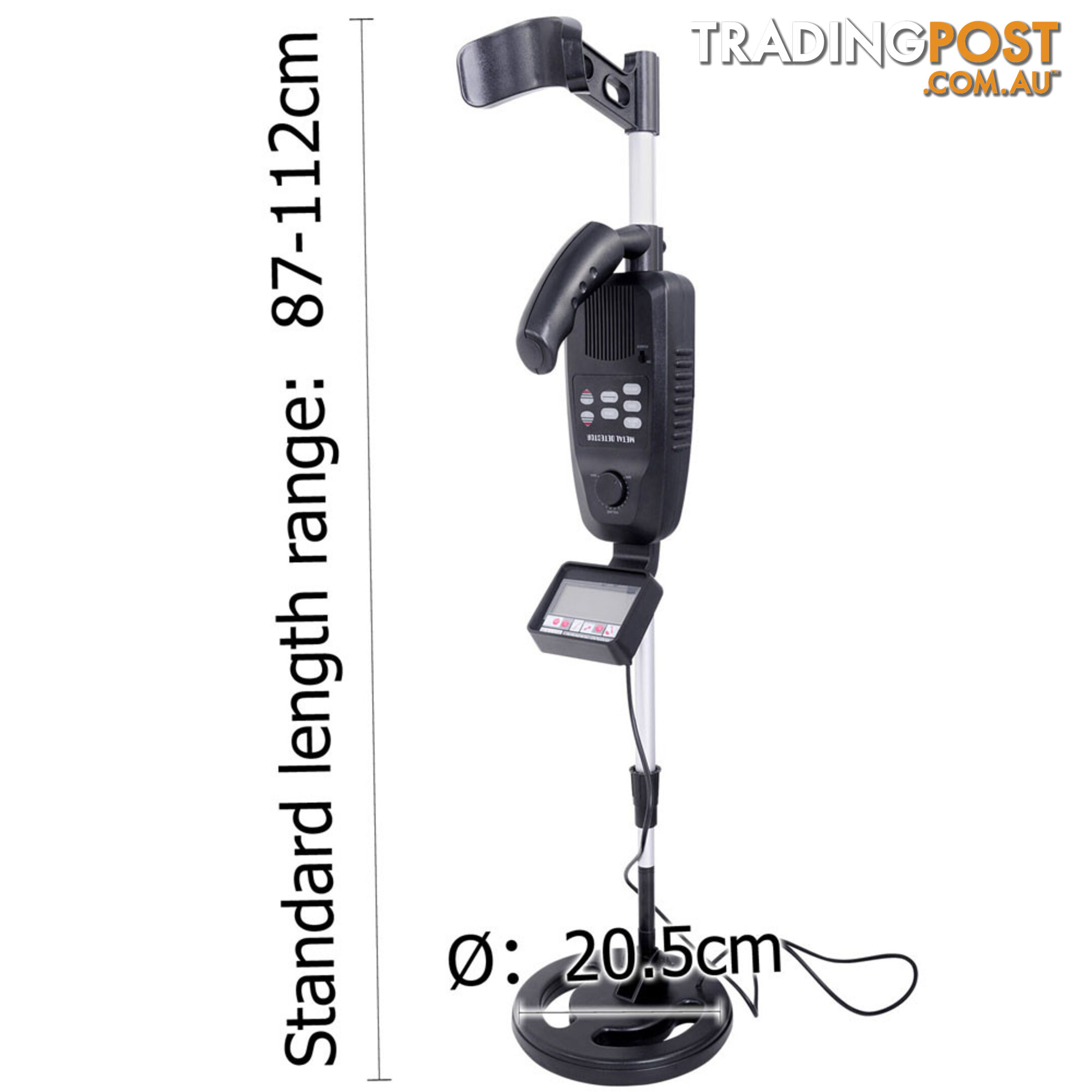 Deep Searching Sensitive Metal Detector w/ LCD System Readout