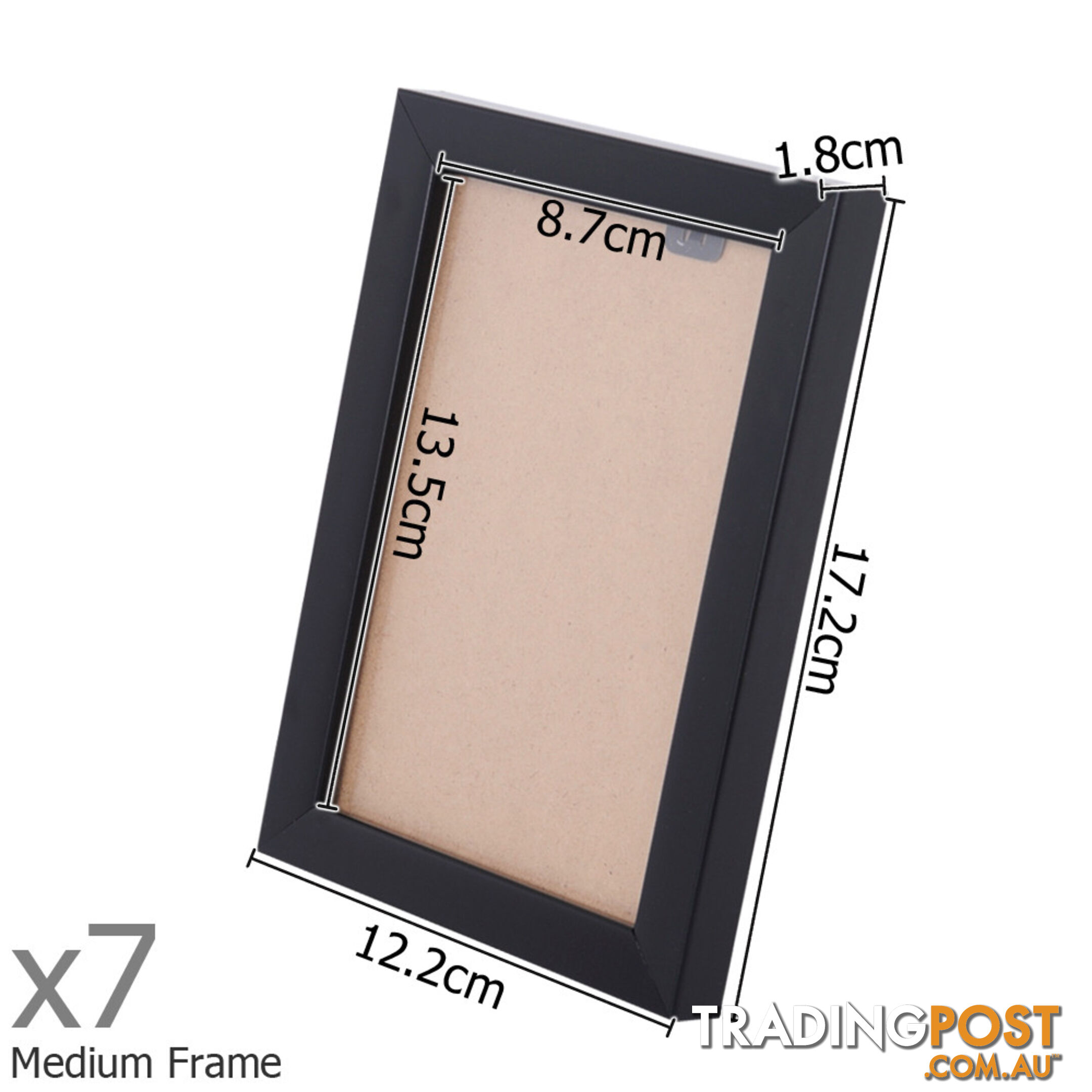 26 pcs Photo Frames Set Wall Black