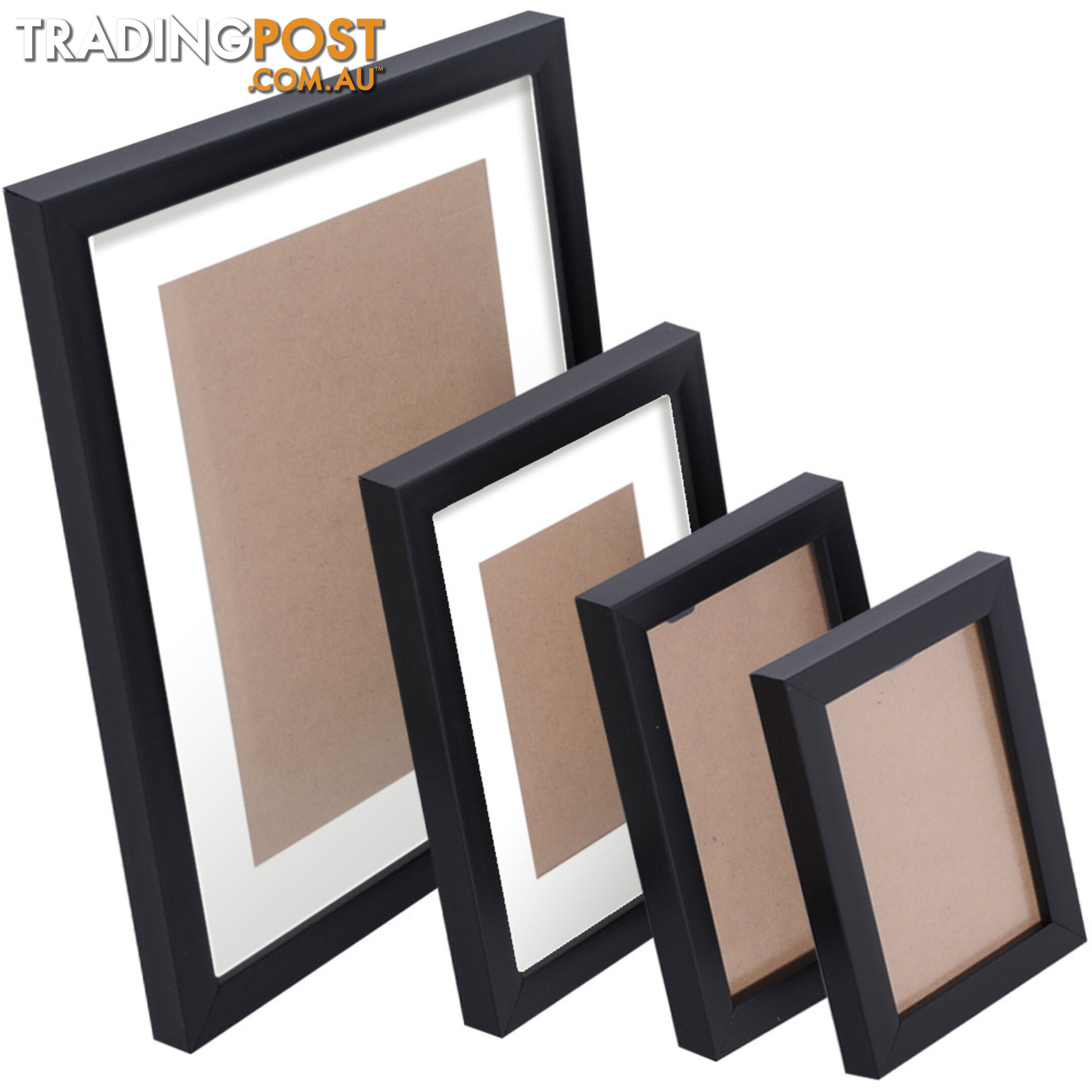 26 pcs Photo Frames Set Wall Black