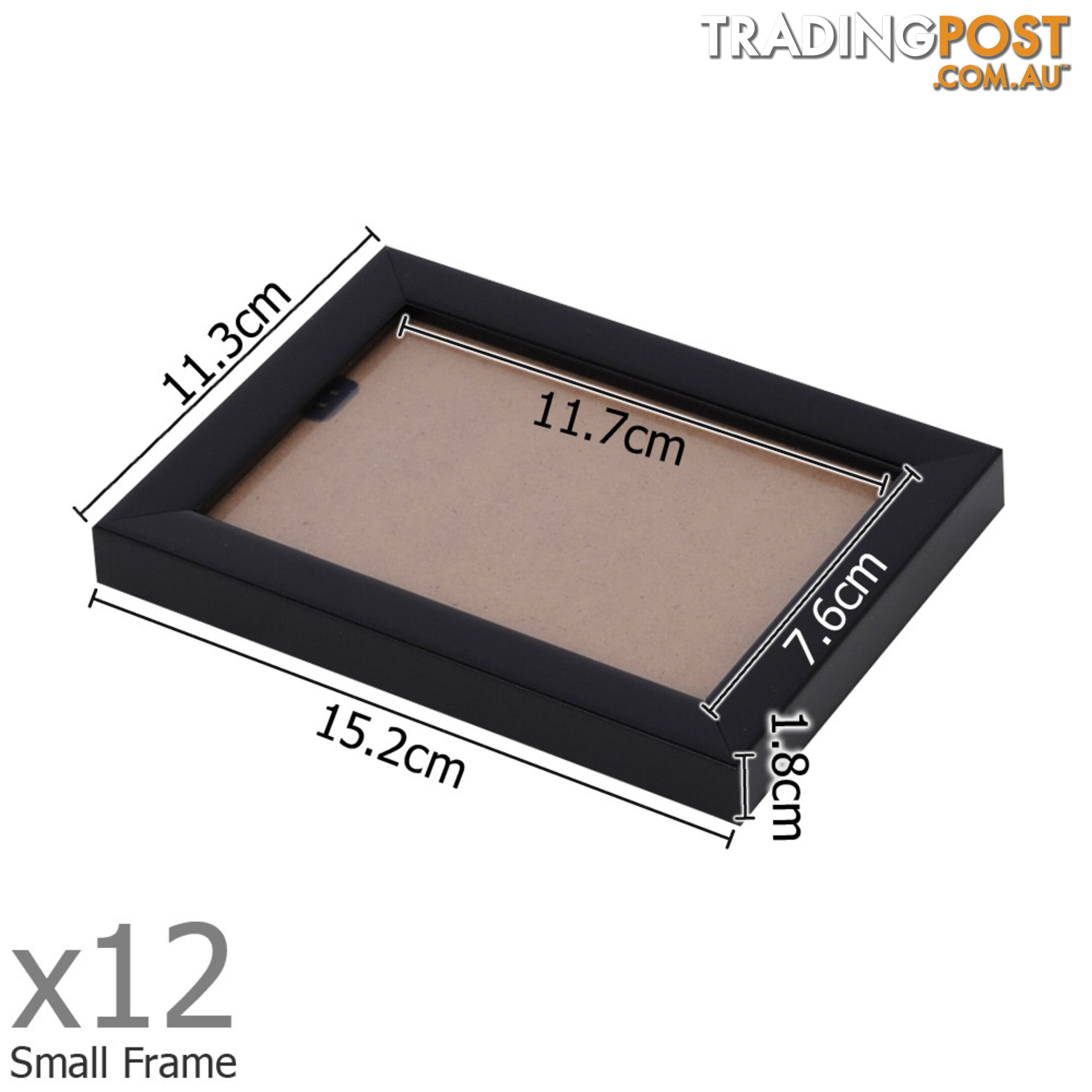 26 pcs Photo Frames Set Wall Black