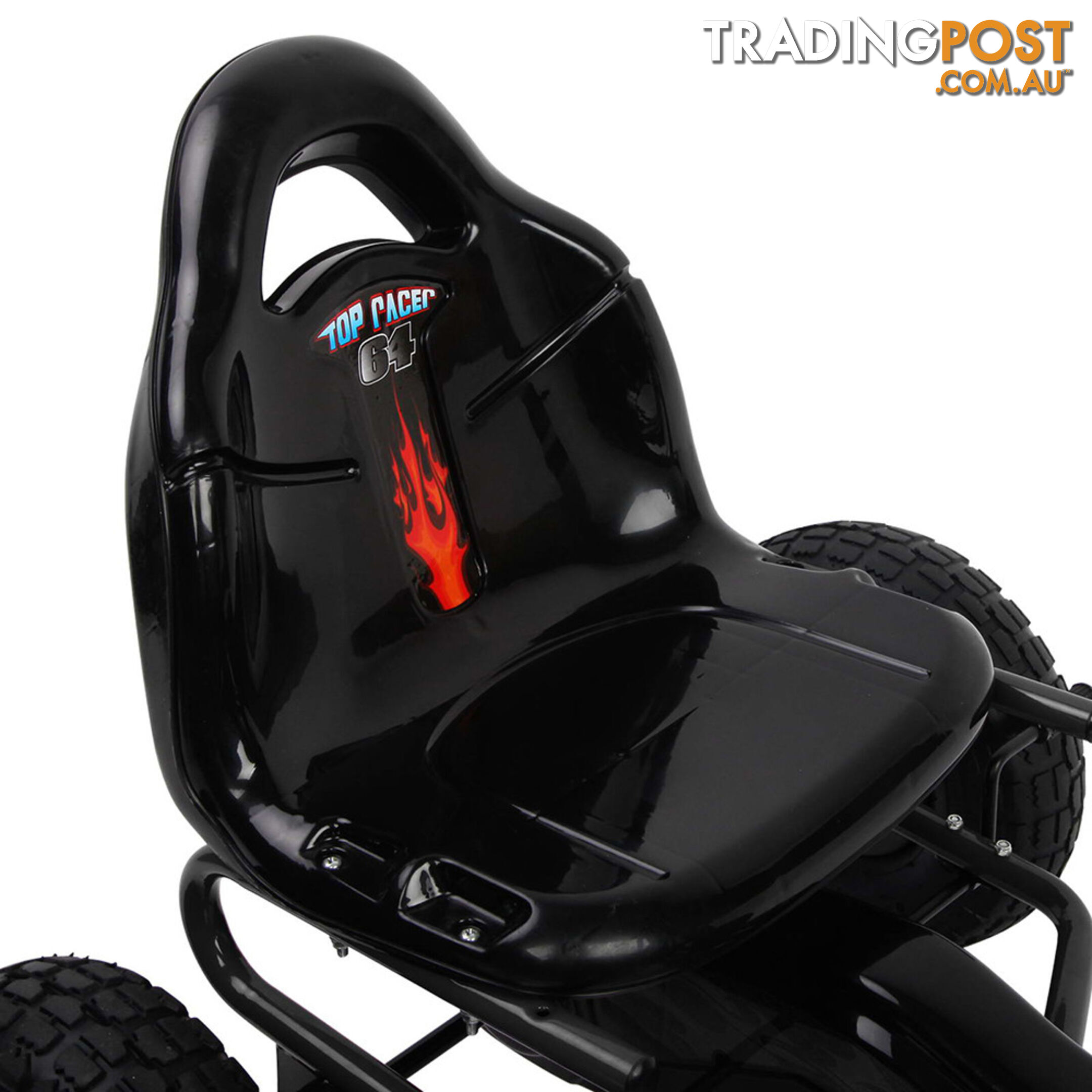 Kids Pedal Go Kart - Black