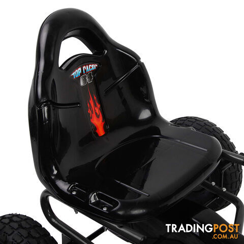 Kids Pedal Go Kart - Black