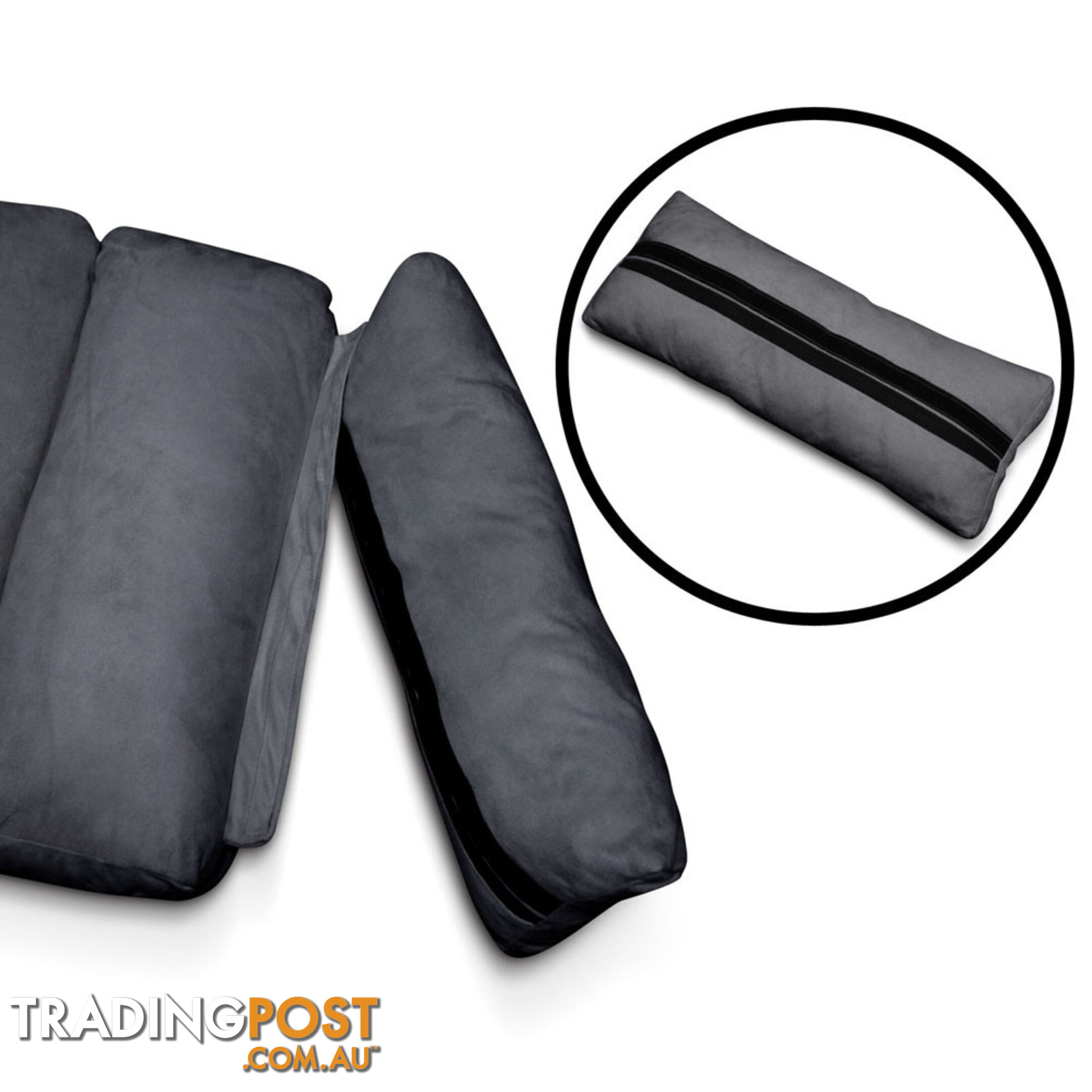 Lounge Sofa Chair - 75 Adjustable Angles  Charcoal
