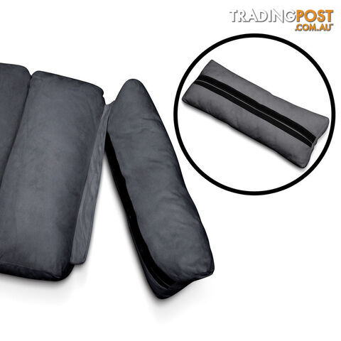 Lounge Sofa Chair - 75 Adjustable Angles  Charcoal