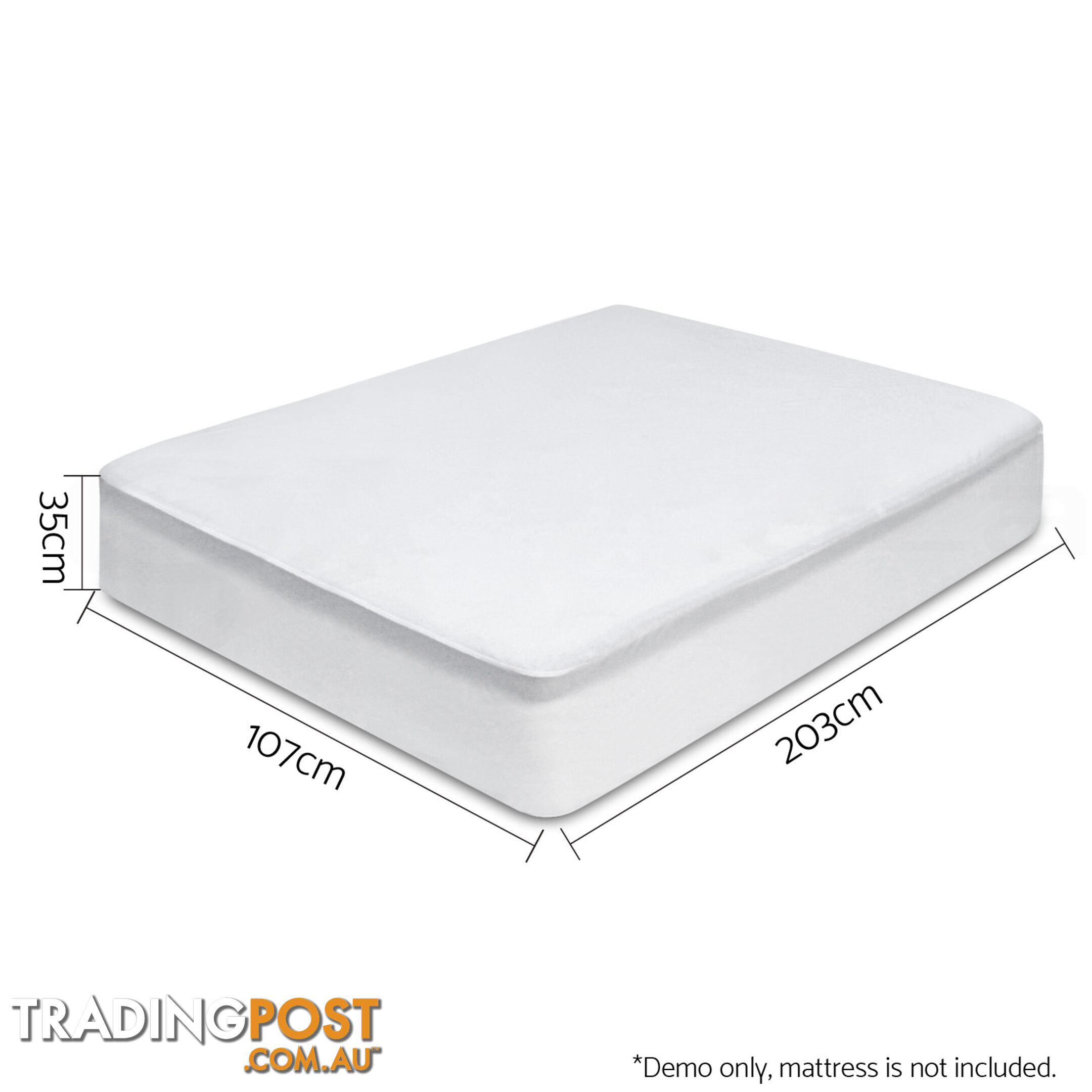 Waterproof Bamboo Mattress Protector - Queen