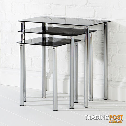 Amore Nest of Tables Black