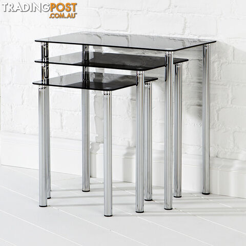 Amore Nest of Tables Black