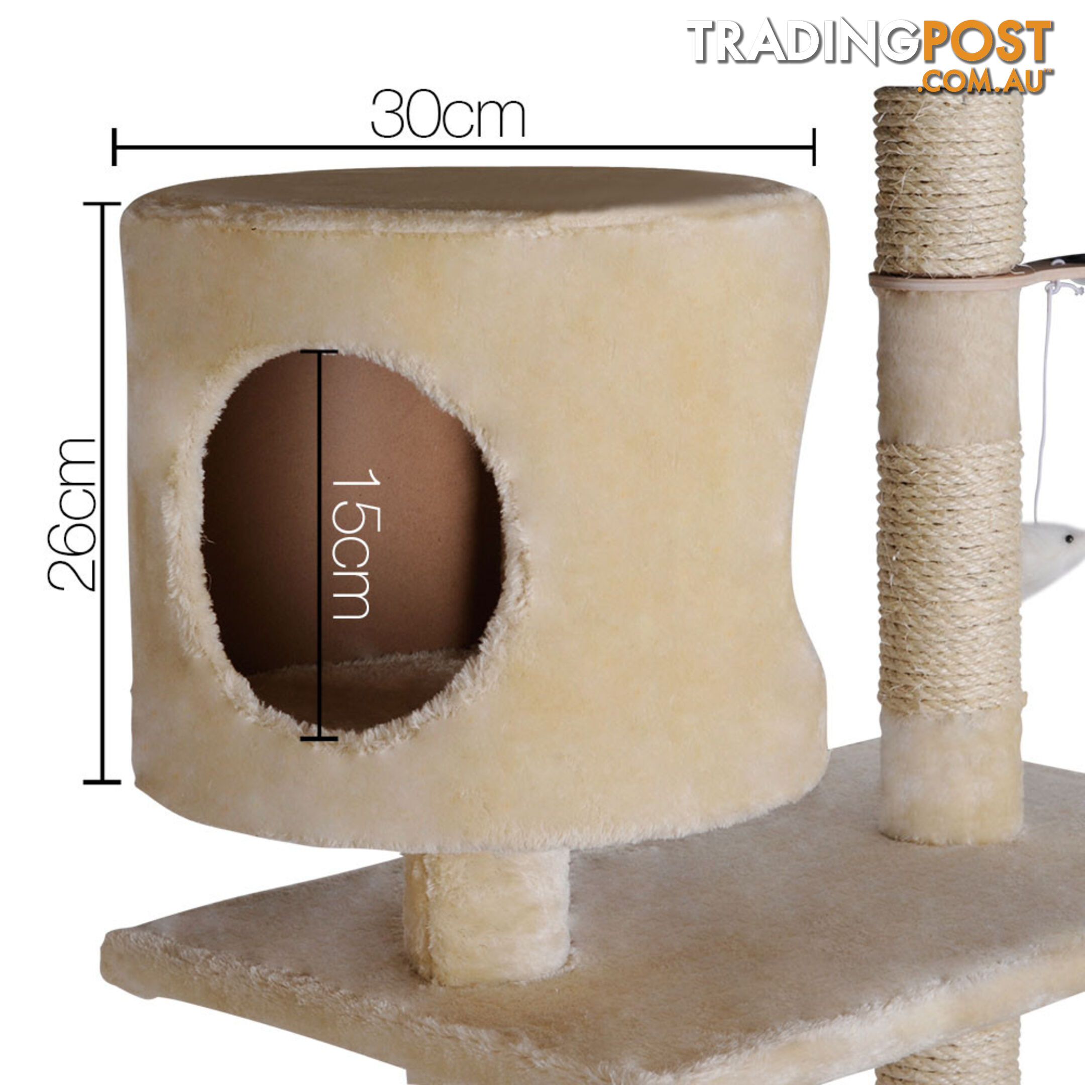 Large Cat Tree 170cm Beige