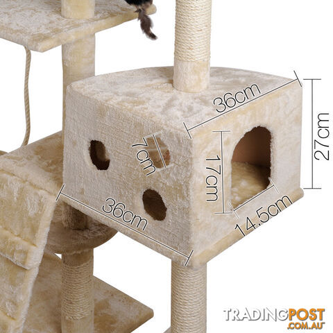 Large Cat Tree 170cm Beige